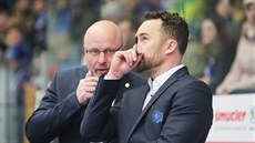Liberecký trenér Filip Peán dumá nad tím, jak zvrátit patn rozehrané utkání...