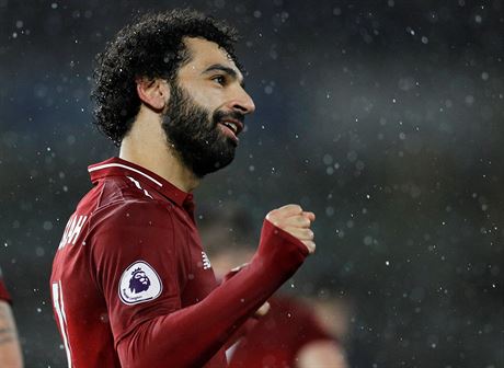 Mohamed Salah z Liverpoolu se prosadil proti Wolverhamptonu.