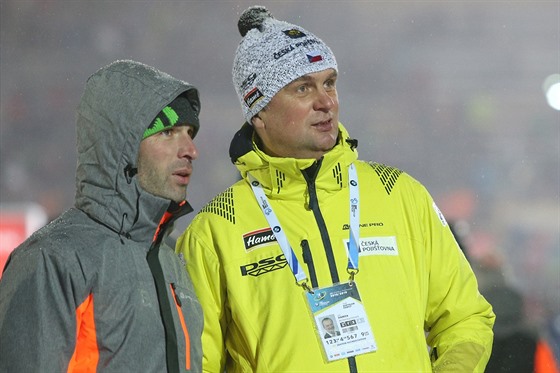 ŠÉF. V čele českého biatlonu stojí Jiří Hamza (vpravo), který je zároveň i viceprezidentem Mezinárodní biatlonové federace