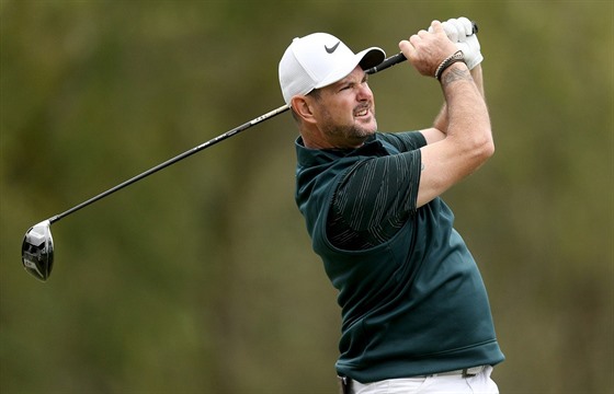 Rory Sabbatini na turnaji  Sanderson Farms Championship v Jacksonu.