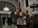 Mše za zahynulé havíře z Dolu ČSM ve Stonavě na Karvinsku v kostele sv. Máři...