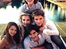 Tereza Maxová s rodinou