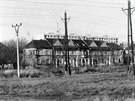 Historick� sn�mek d�lnick�ho ��dku v Hodon�n�.