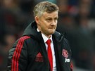 Doasný kou Ole Gunnar Solskjaer poprvé vede Manchester United na domácím...