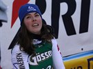 Slovenská lyaka Petra Vlhová slaví vítzství v obím slalomu v Semmeringu