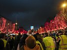Protesty lutých vest ve Francii. (22. listopadu 2018)