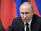 Vladimir Putin na setkání se leny ruské vlády (26. prosince 2018)