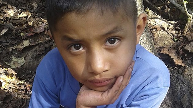 Mezi zadrovanmi migranty v USA zemel osmilet chlapec z Guatemaly Felipe Gmez Alonzo (na snmku z 12. prosince 2018)