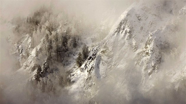 Mr�z na Sibi�i u Krasnojarsku, kde se teploty pohybovaly kolem m�nus 30 stup�� Celsia. (24. 12. 2018)