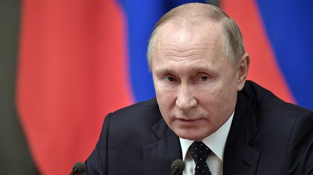 Vladimir Putin na setkn se leny rusk vldy (26. prosince 2018)