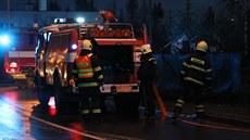 Požár v Újezdě na Uničovsku (23.12.2018)