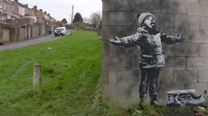 Banksy překvapil městečko Port Talbot na jihu Walesu novou malbou. (20.12.2018)
