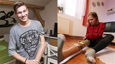 Miloš i Natálie se díky vánoční sbírce dočkají nové bionické protézy.