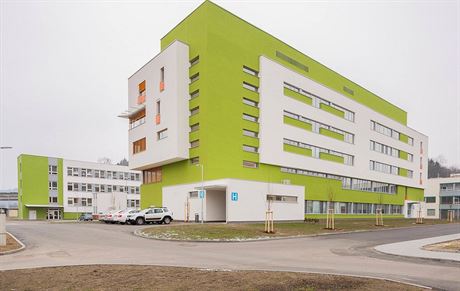Nová budova interního pavilonu nemocnice ve Vsetín.