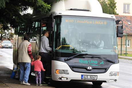 Jeden ze spoj litomické hromadné dopravy