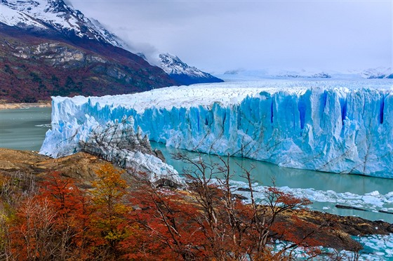 Ledovec Perito Moreno v argentinském parku Los Glaciares