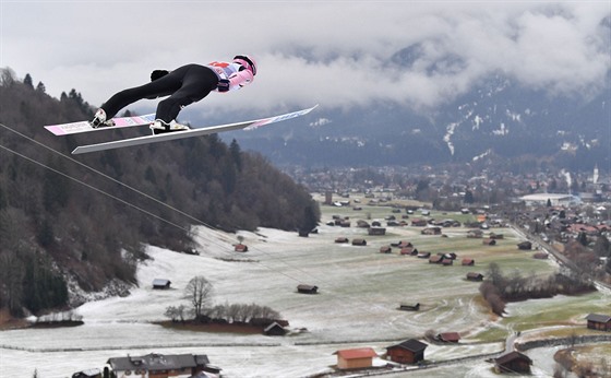 Roman Koudelka na Turné ty mstk v Garmisch-Partenkirchenu.
