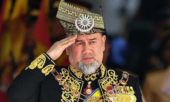 Malajsijský král, sultán Muhammad V. (Kuala Lumpur, 17. ervence 2018)