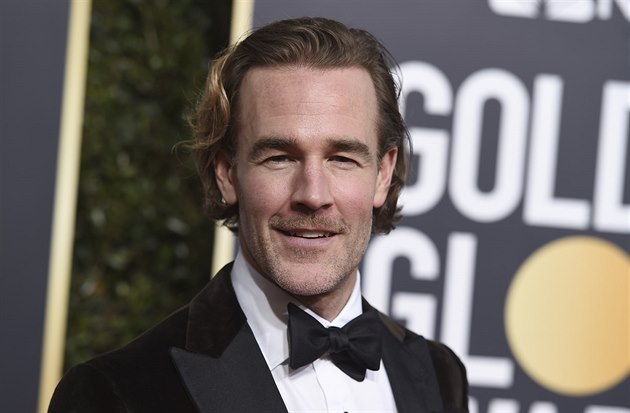 James Van Der Beek na Zlat�ch gl�bech (Beverly Hills, 6. ledna 2019)