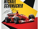 Srie plakt na oslavu padestin Michaela Schumachera
