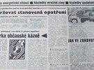 O snhov kalamit v lednu 1979 vrazn informoval i libereck komunistick...