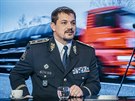 éf dopravní policie Tomá Lerch v diskusním poadu Rozstel. (9. ledna 2019)