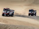 Martin oltys a Martin Kolomý ve druhé etap Rally Dakar 2019.