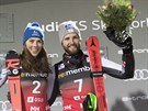 Slovenka Petra Vlhová a Rakuan Marco Schwarz vyhráli paralelní slalom v Oslu.