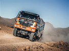 Tra Africa Race jdoucího po stopách pvodní Rallye Dakar brázdí v oranové...