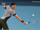 eský tenista Tomá Berdych ve tvrtfinále turnaje v Dauhá