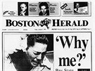 Titulní strana deníku Boston Herald po skandálu Kerriganová vs. Hardingová