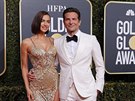 Irina aiková a Bradley Cooper na Zlatých glóbech (Beverly Hills, 6. ledna 2019)