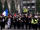 Protesty lutých vest v Nantes (5. ledna 2019)