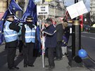 Demonstrace píznivc i odprc brexitu v Londýn (9. ledna 2019)