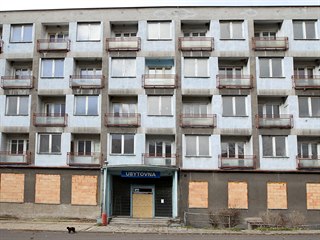 Vyklizená ubytovna na Střekově