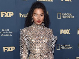 Indya Moore na Zlatých glóbech (Los Angeles, 6. ledna 2019)