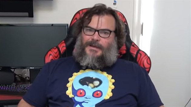 Jack Black ve svém poadu Jablinski Games