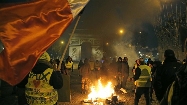 Protesty žlutých vest v Paříži (5. ledna 2019)