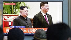 Severokorejský vdce Kim ong-un pijel na návtvu íny u potvrté, setkal se...