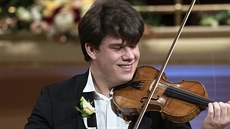 Houslista Jan Mráček byl sólistou koncertu, jímž Česká filharmonie přivítala...