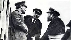 Trockij, Lenin a Kameněv v roce 1919