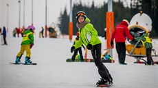 Na Nový rok se ve Skiareálu Lipno lyžovalo na těžkém a mokrém sněhu. Ve středu...