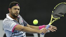 Jo-Wilfried Tsonga na turnaji v Brisbane.