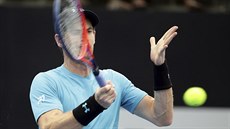 Andy Murray na turnaji v Brisbane.