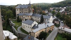 Pohled na areál hradu ternberka