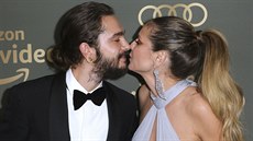 Tom Kaulitz a Heidi Klumová na afterparty po Zlatých glóbech (Beverly Hills, 6....