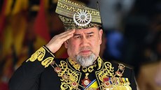 Malajsijský král, sultán Muhammad V. (Kuala Lumpur, 17. července 2018)