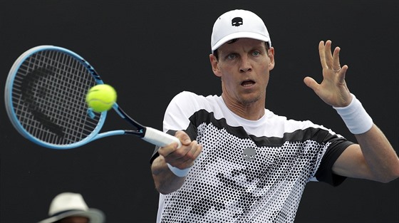 esk tenista Tom Berdych ve 2. kola Australian Open.