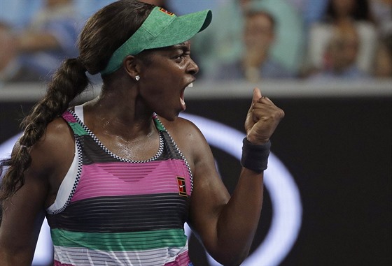 Amerianka Sloane Stephensová ve 3. kole Australian Open.