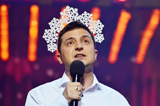 Ukrajinský herec Vladimir Zelensky